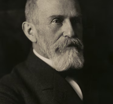 Portrait of Eugen Bleuler, Swiss psychiatrist.