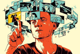 Illustration representing the article on a selection of content.